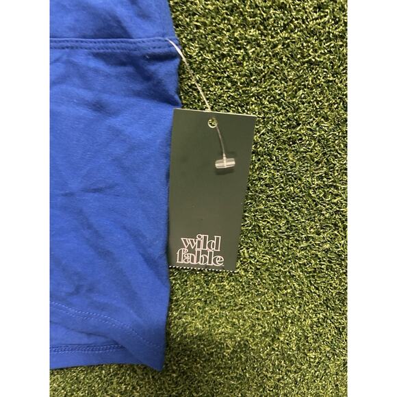 Wild Fable blue high-waisted shorts Gym Shorts Girls Size XS - Picture 2 of 5